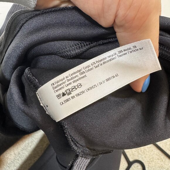 Lululemon Ribbed Softstreme Asymmetrical Long-Sleeve Shirt L Cropped Athleisure - Picture 8 of 10